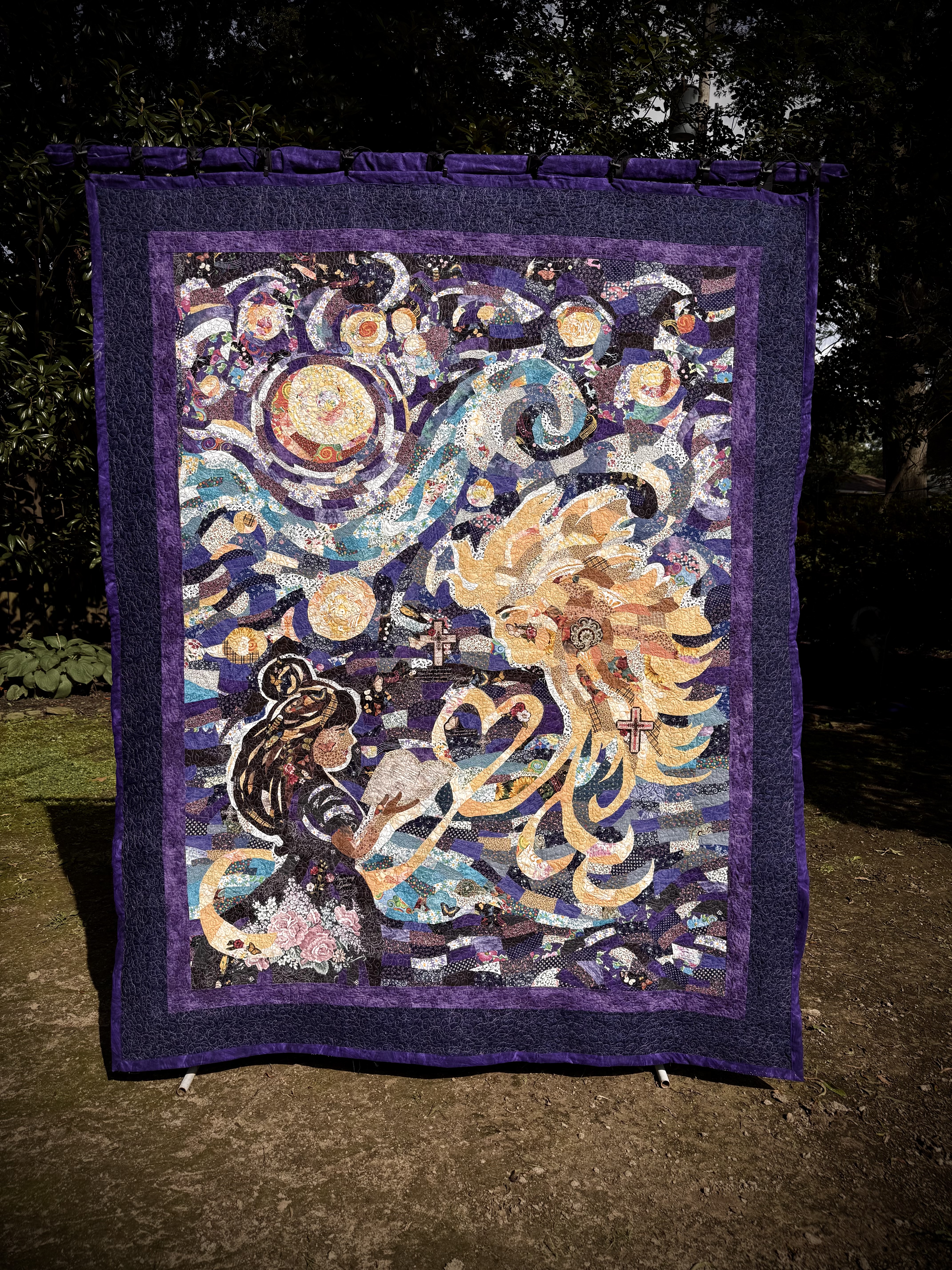 Placeholder for Deliah's textile quilt artwork